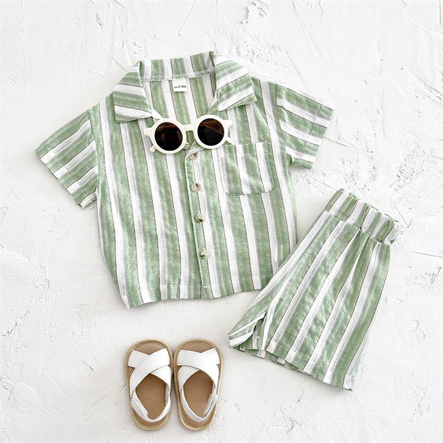 Cannes Striped Set