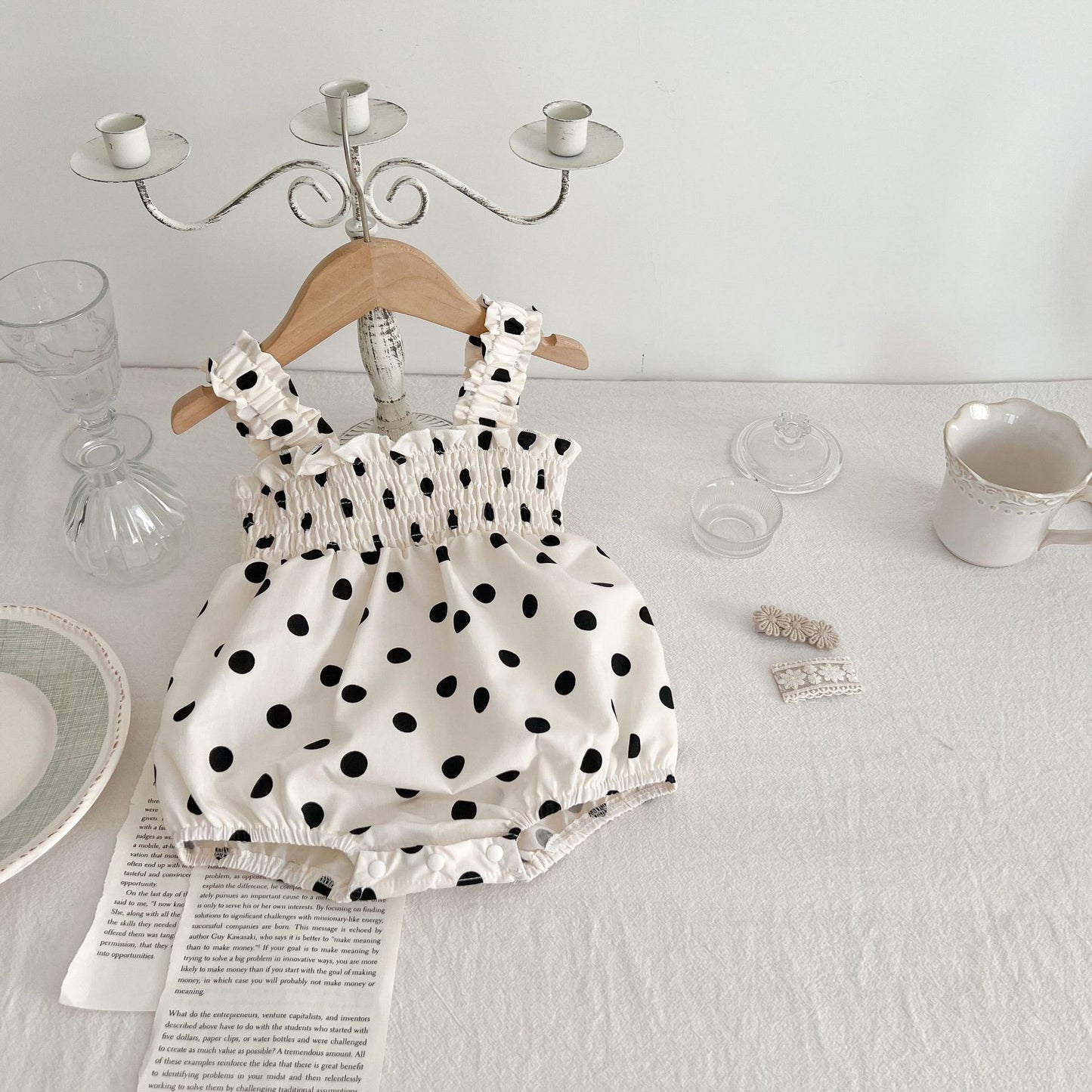 Capri Polkadot Romper