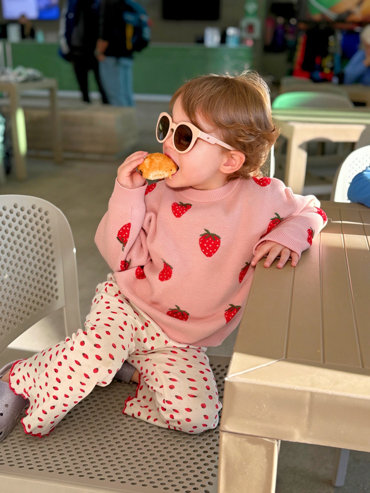 Scarlett Strawberry Knitted Jumper