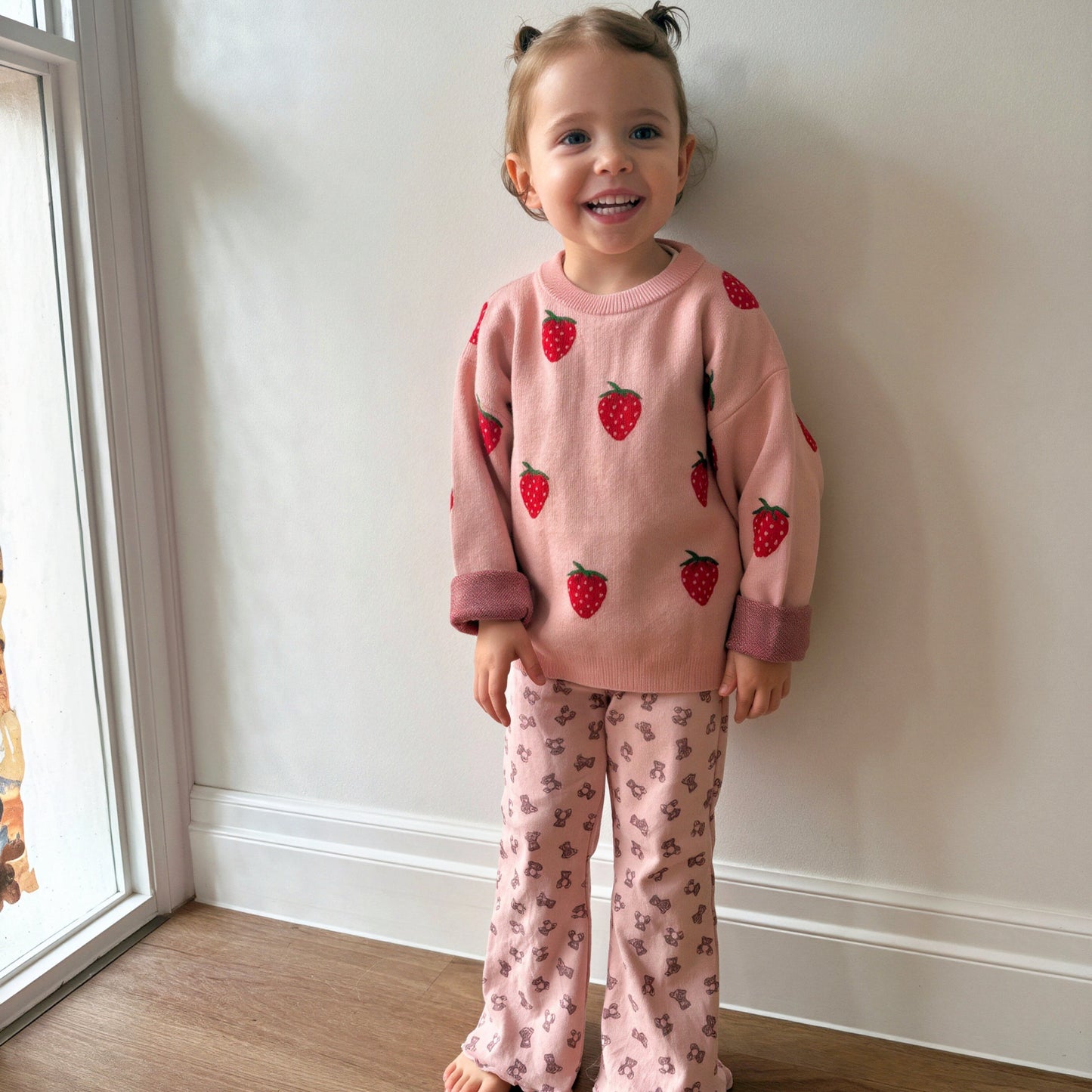 Scarlett Strawberry Knitted Jumper
