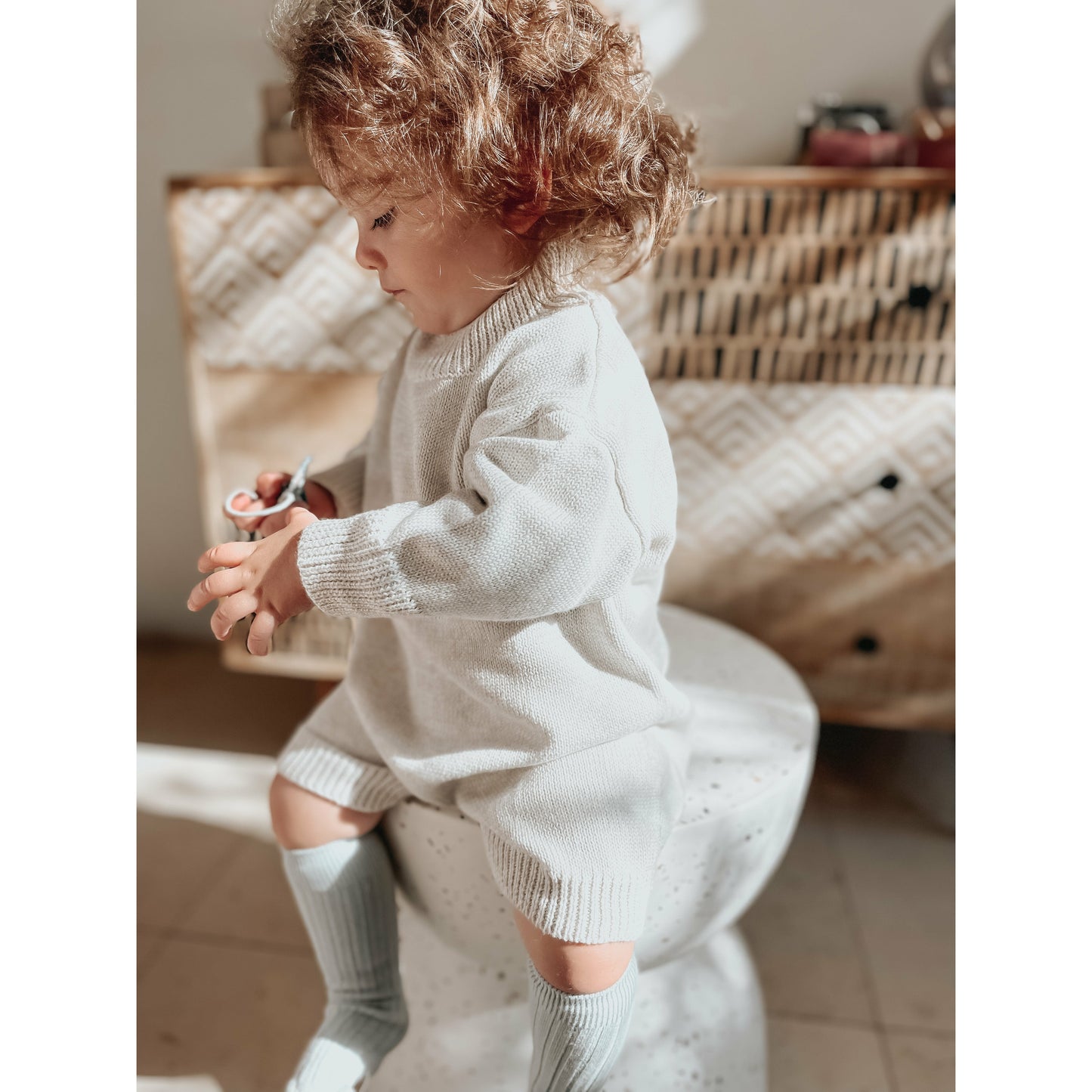 Alfie Knitted Romper