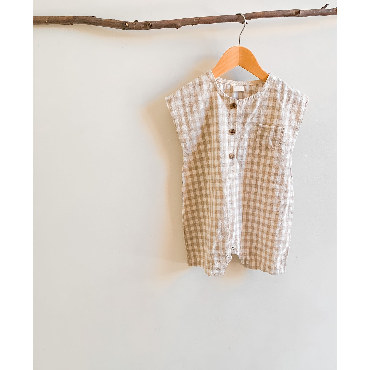 Sonny Gingham Romper