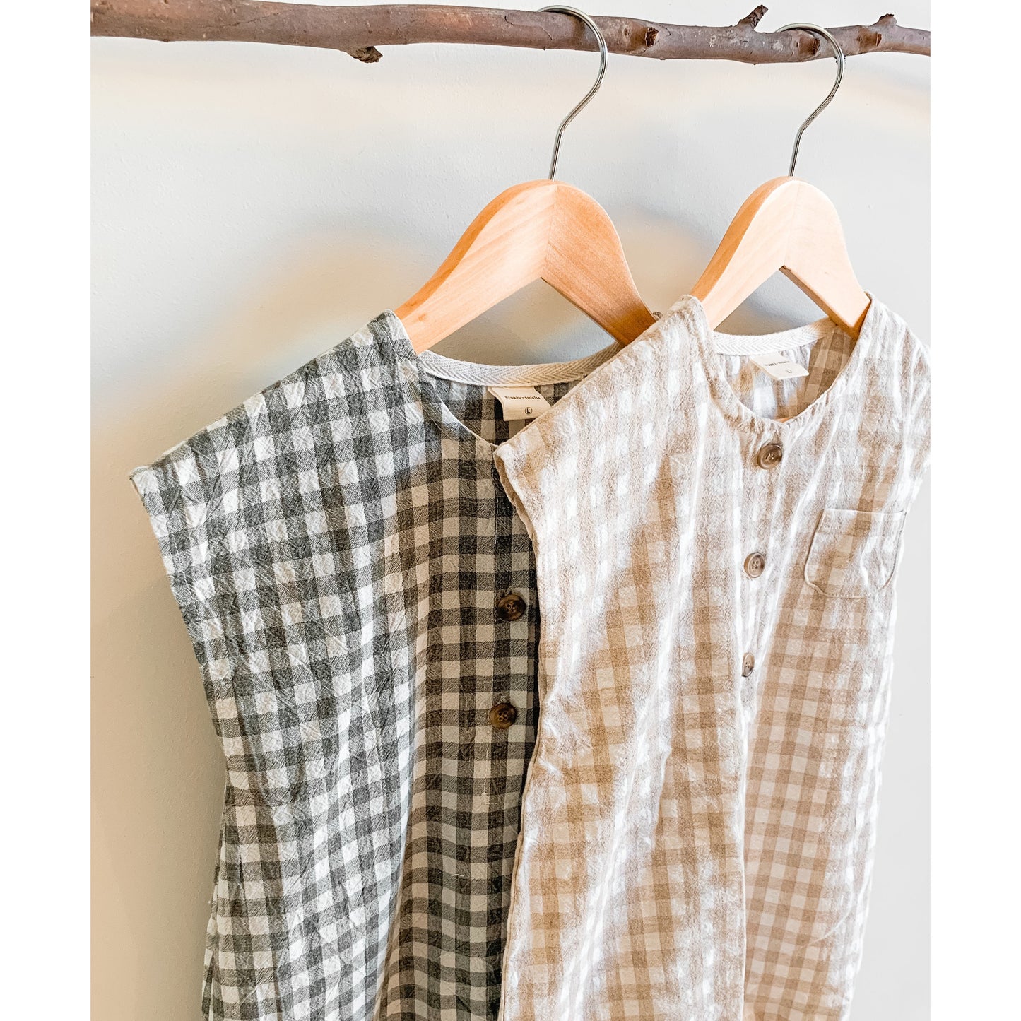 Sonny Gingham Romper